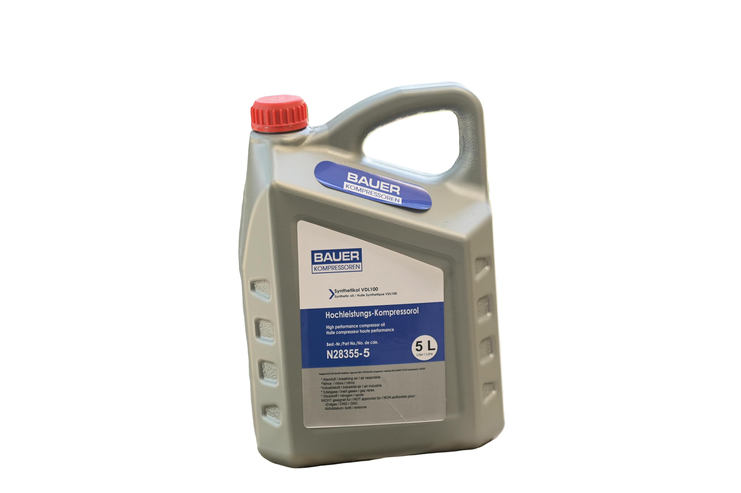 Bauer N28355-5 Compressor Oil synthetic - 5 litre : Amazon.in: Car